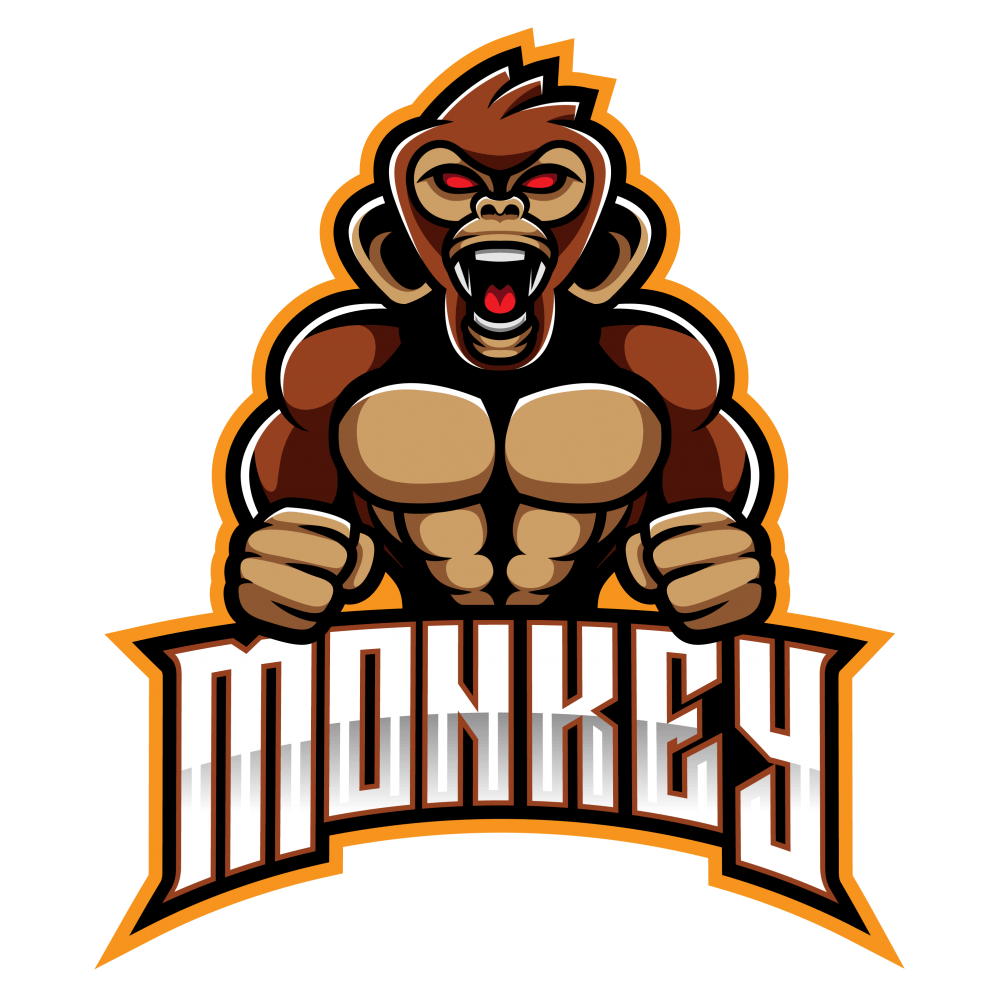 Monkey Esports Logo Design – GraphicsFamily