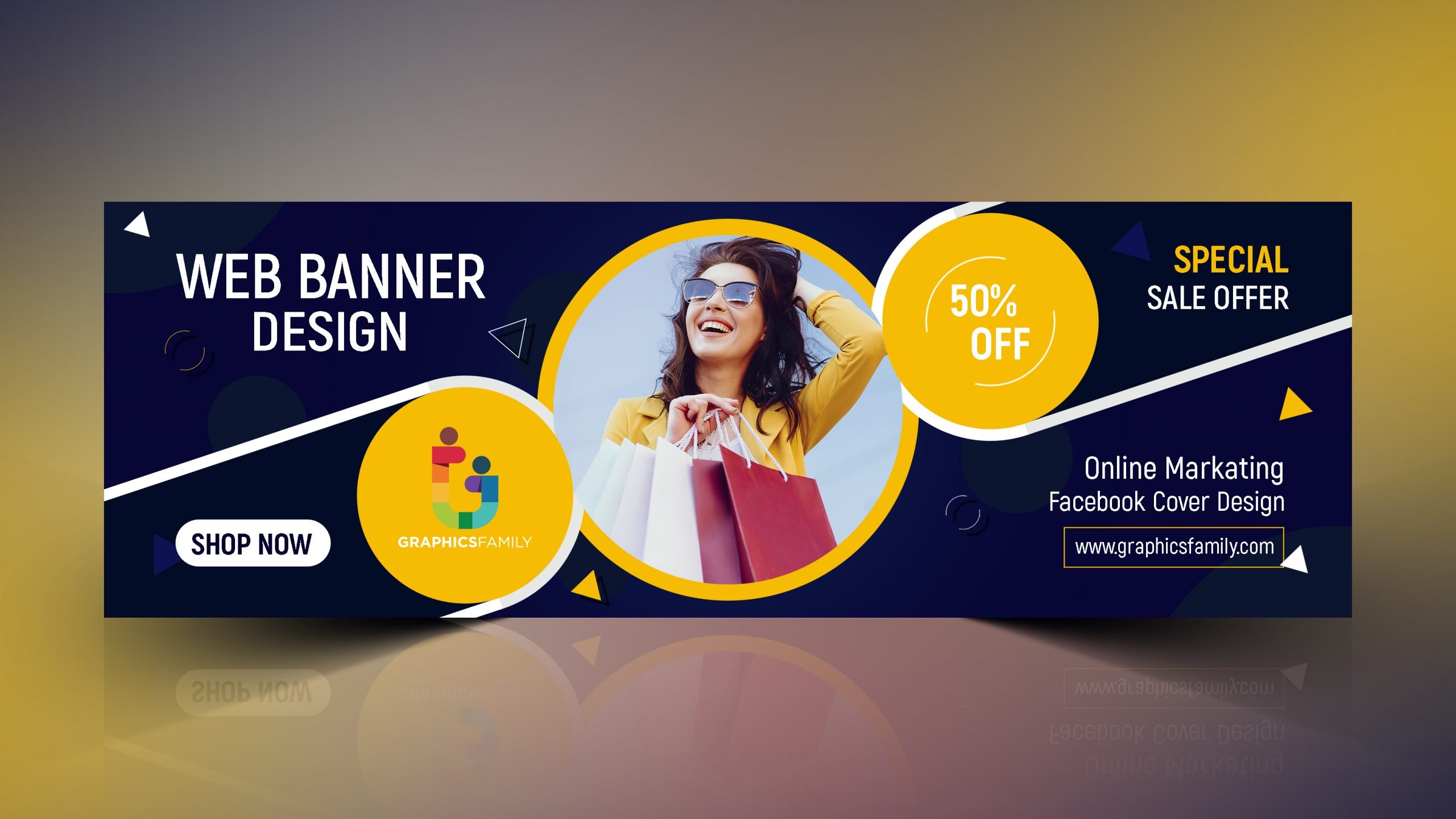 Online Marketing Facebook Cover Design – GraphicsFamily
