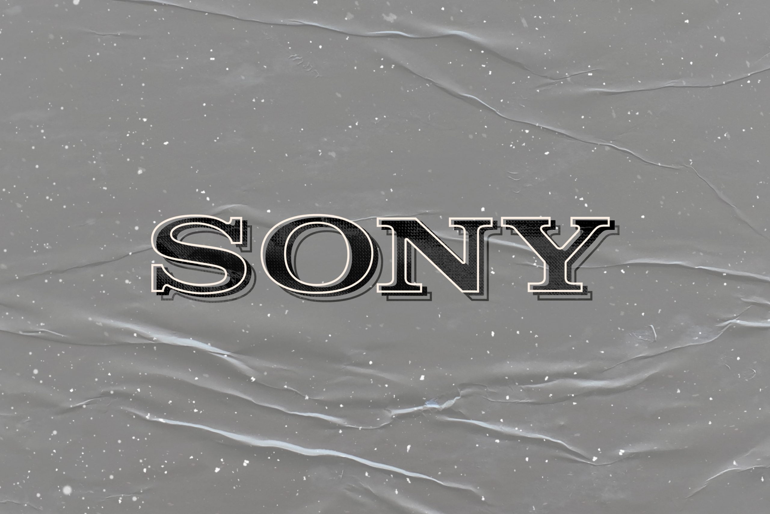 Retro Logo Mockup Sony