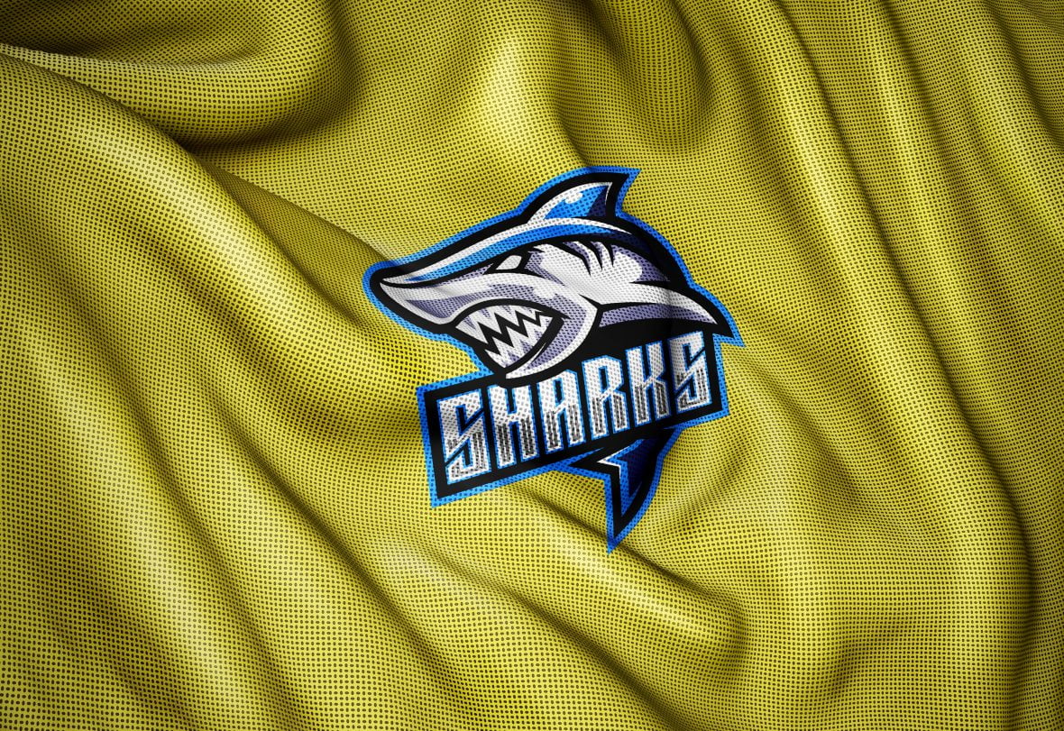 Download Sports Jersey Fabric Texture Photoshop Logo Mockup - GraphicsFamily