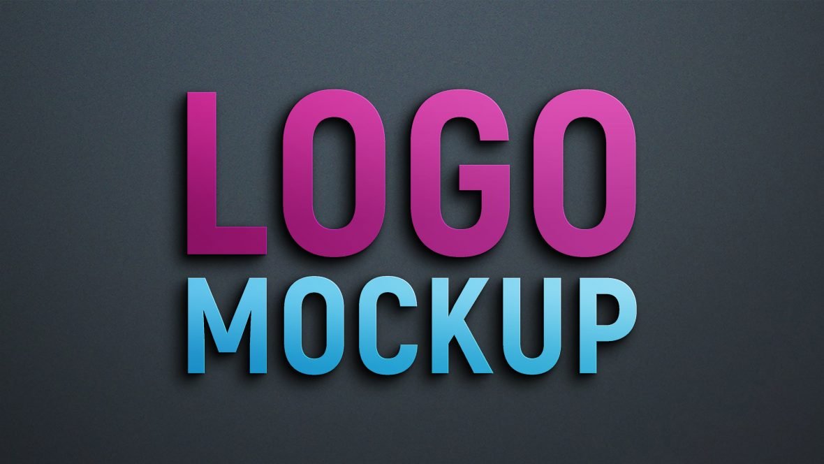 Download Simple and Modern 3D Logo Mockup - GraphicsFamily