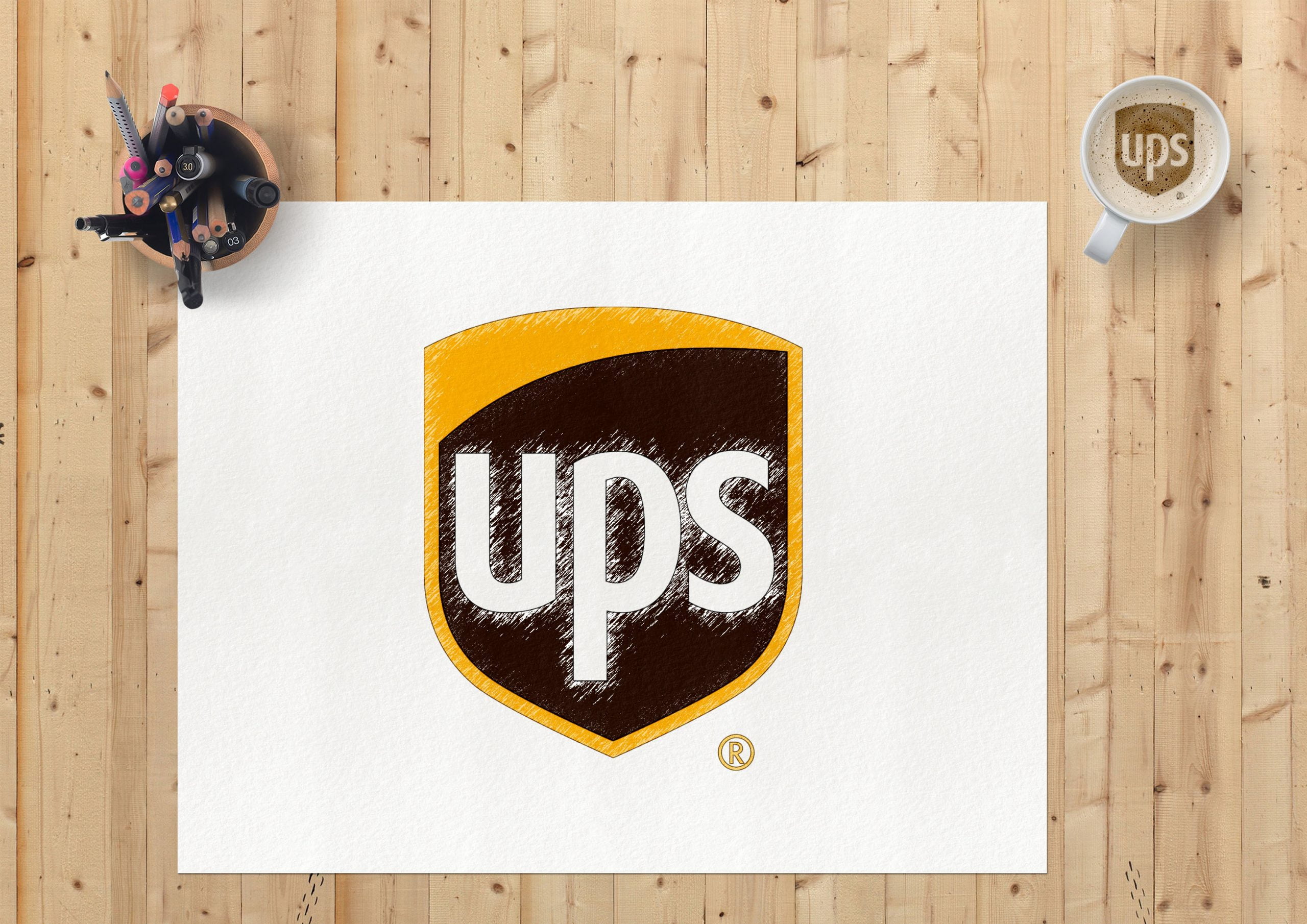 Download Sketch Paper Logo Mockup - GraphicsFamily