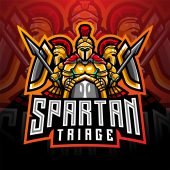 Spartan Fighter Mascot Logo