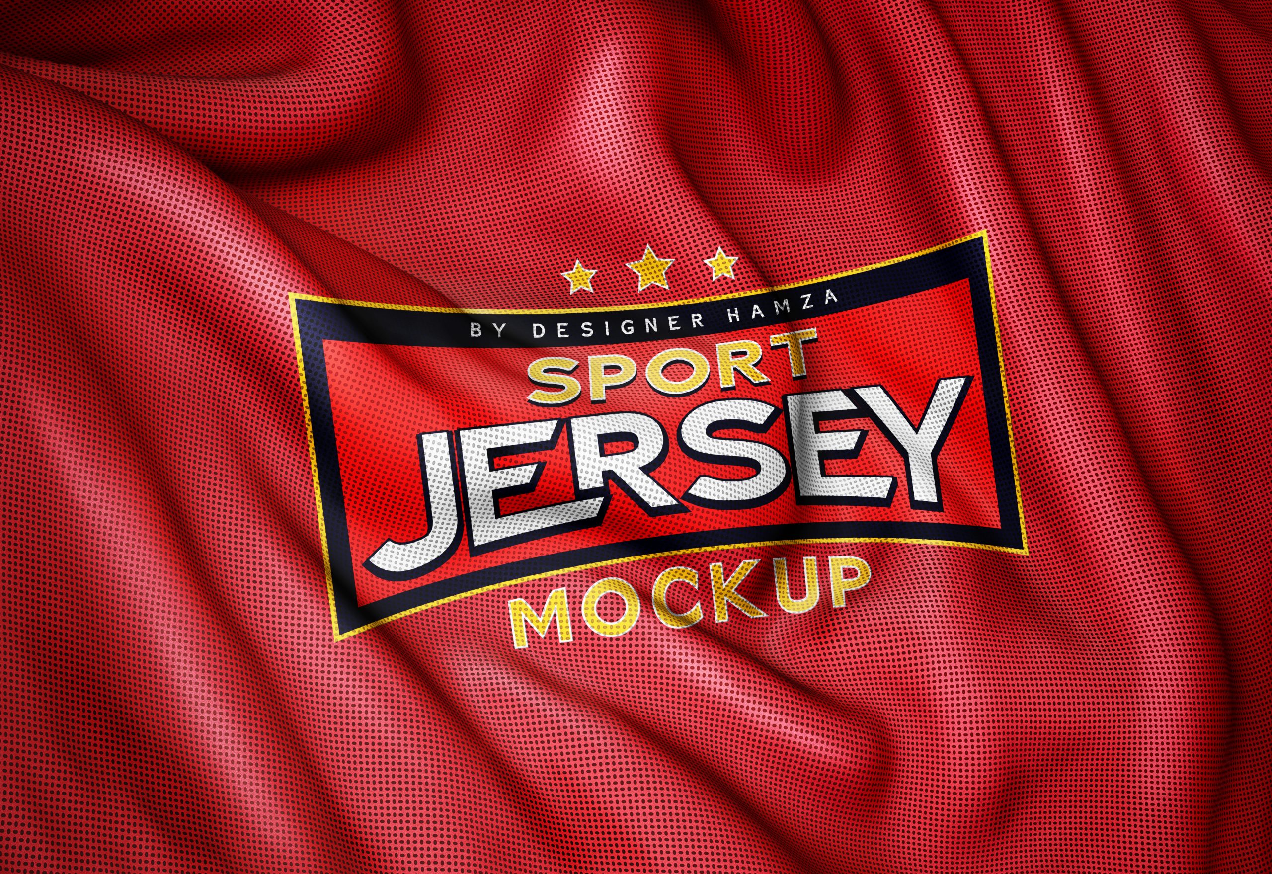 Download Sports Jersey Fabric Texture Photoshop Logo Mockup Graphicsfamily