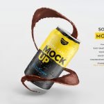 Sweaty Soda Can Photoshop Mockup