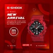 Watches Online Shop Instagram Post Design