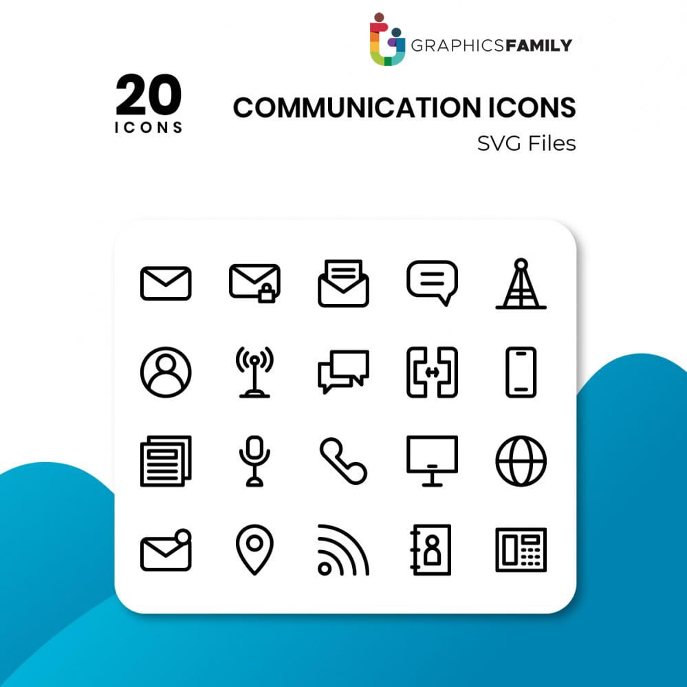 free communication icons