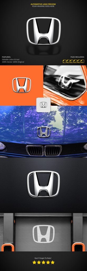 Automotive Logo Presentation Mockup Download