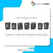 Free Balotak Font