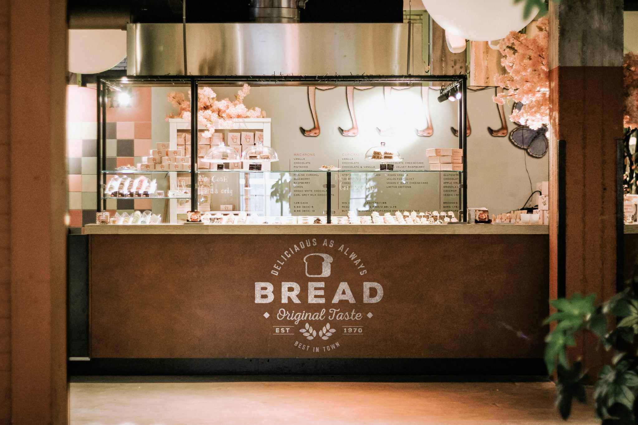Bakery Shop Logo Mockup GraphicsFamily
