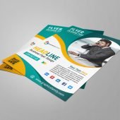 Business Flyer Template Design PSD