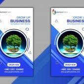 Business Promotion and Corporate Instagram Story Template Free PSD