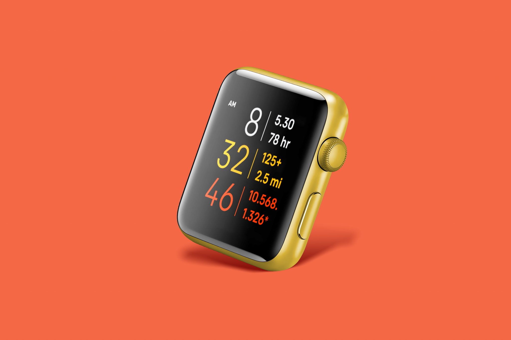 Smart Watch Face Mockup GraphicsFamily