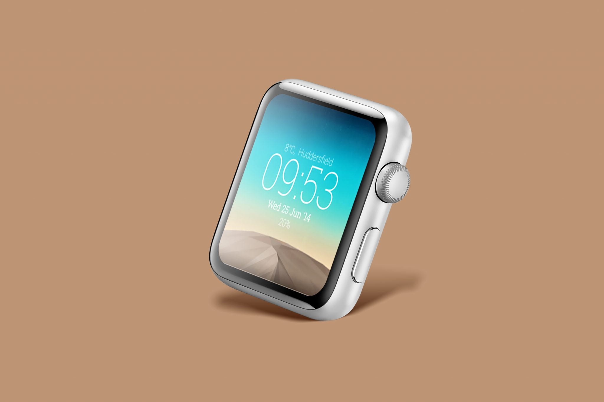 Smart Watch Face Mockup GraphicsFamily