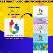 Abstract Logo Showcase Mockup