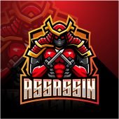 Free Assassin Esports Gaming Clan Mascot Logo