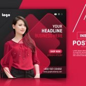 Free Fashion Instagram Post Template PSD