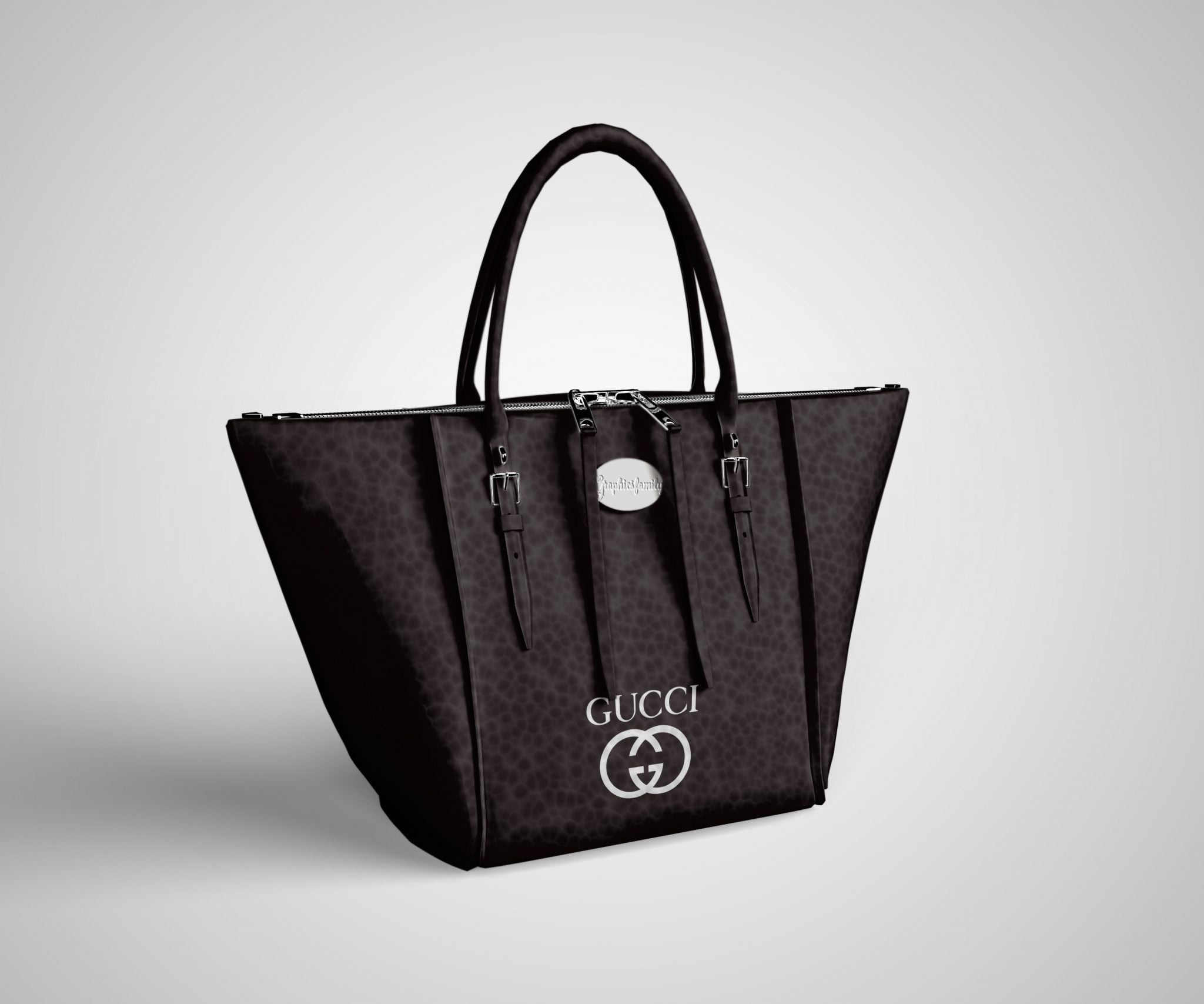 Free Woman Fashion Bag Mockup GraphicsFamily