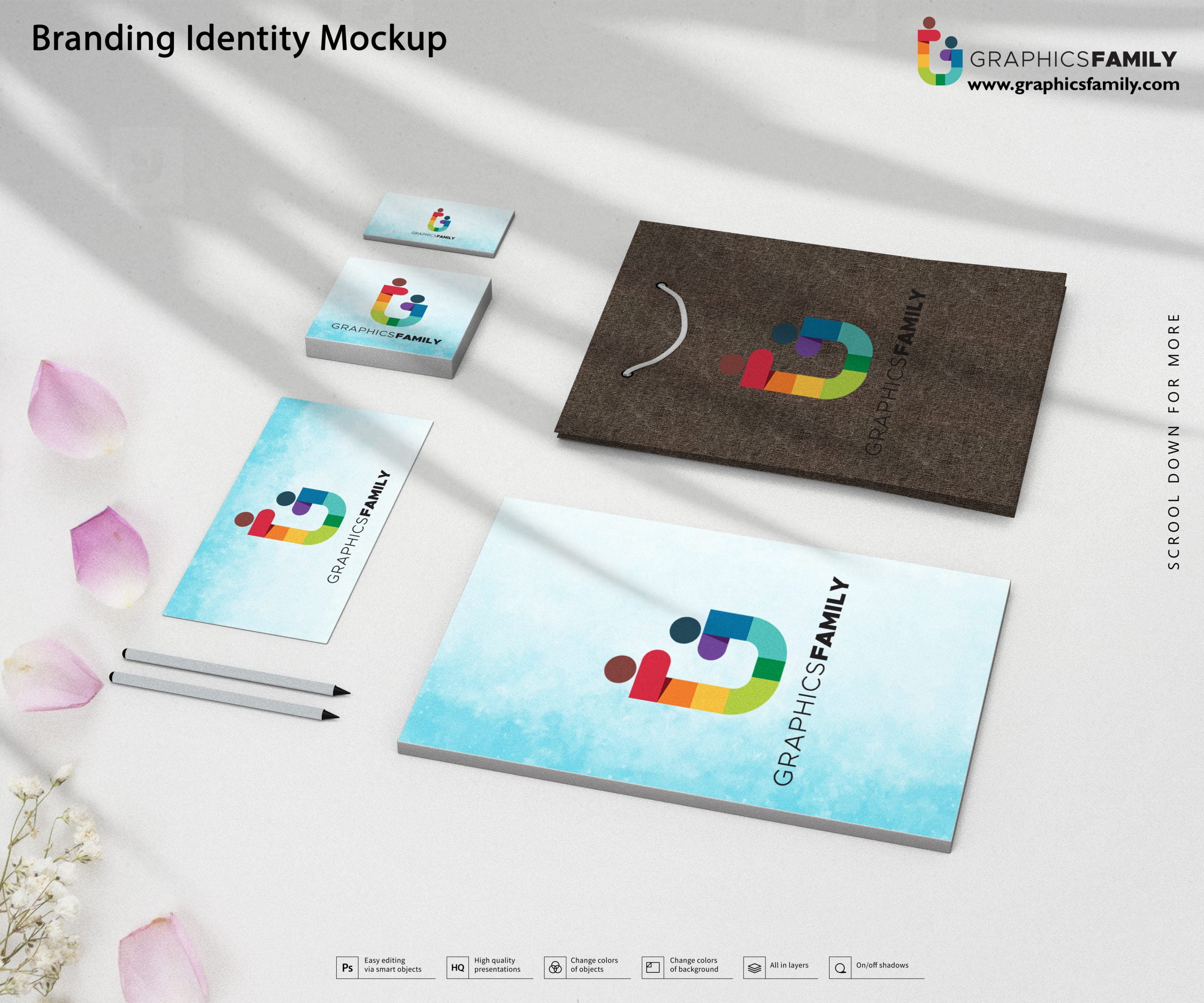 Set of Corporate Identity Template Premium Quality PSD – GraphicsFamily