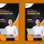Free Professional Business Instagram Story Post PSD Template