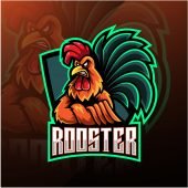 Free Rooster Mascot Logo
