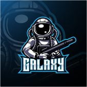 Galaxy Fighters Esports Mascot Logo