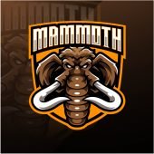 Mamoth Esports Gaming Clan Mascot Logo