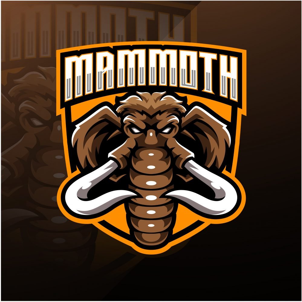 Mamoth Esports Gaming Clan Mascot Logo