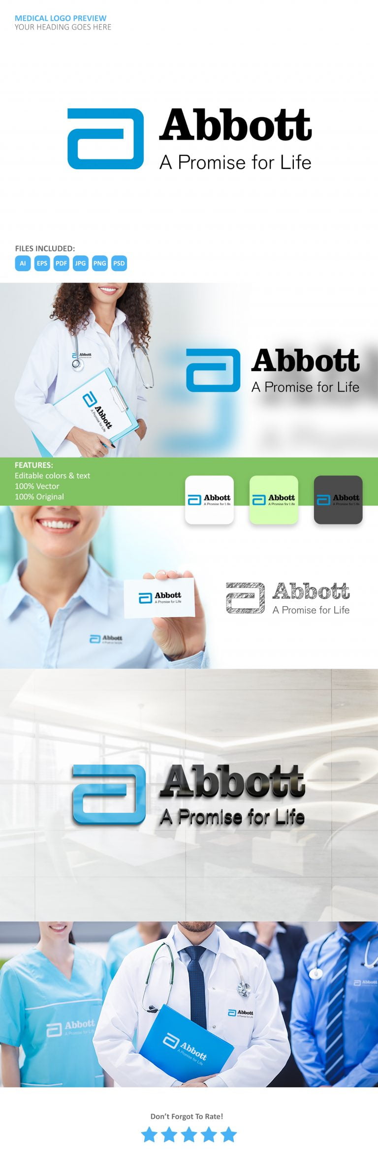 Medical Logo Thumbnail Generator – GraphicsFamily