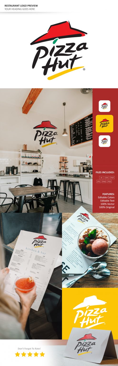 Download Restaurant Logo Mockup Template - GraphicsFamily