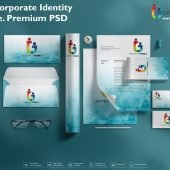 Set of Corporate Identity Template Premium Quality PSD