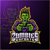 Zombies Clan Esports Mascot Logo