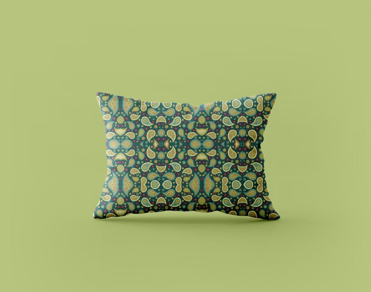 Free Pillow PSD Mock-up Design by GraphicsFamily