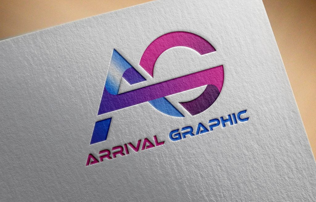 AG Letters Logo Design PSD – GraphicsFamily