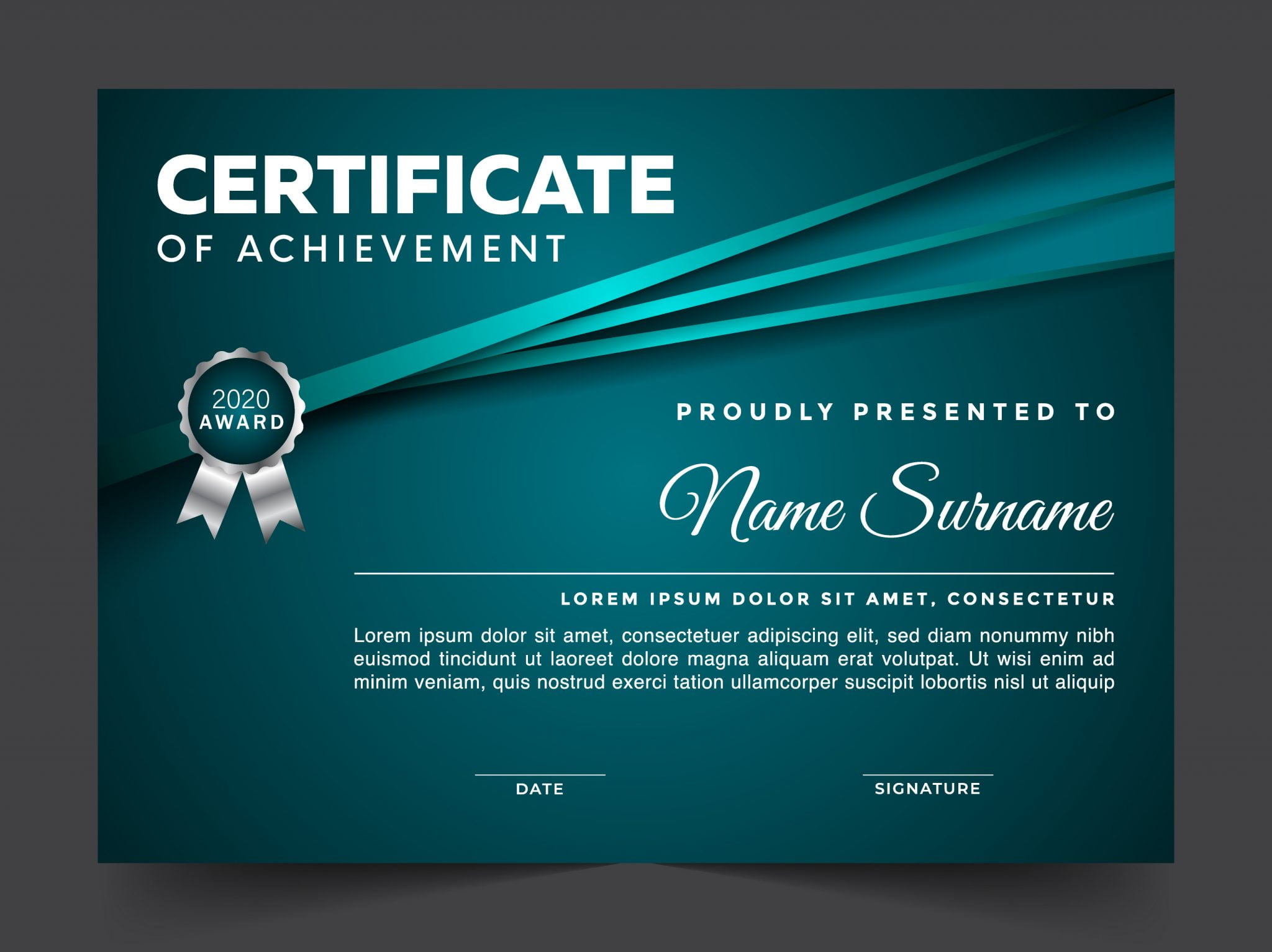  Best Free Certificate Template Download GraphicsFamily