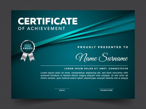 🤩 Best Free Certificate Template Download – GraphicsFamily