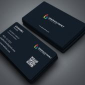 Black Elegant Business Card Template