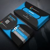 Black Elegant Corporate Card