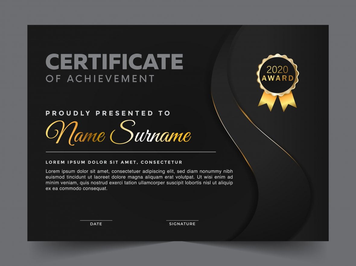 Award Certificate Fonts
