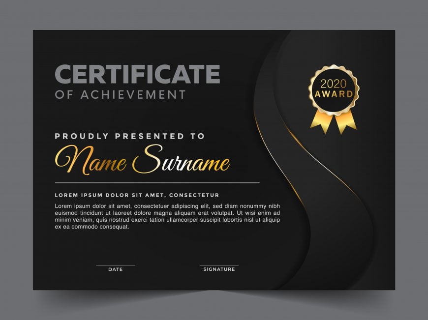 certificate photoshop download