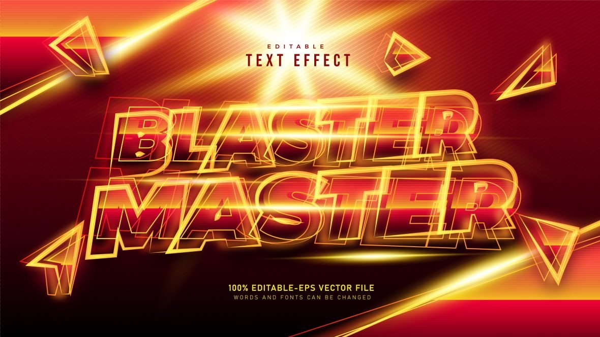 Blaster-Master-Text-Style-Effect