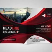 Business Brochure PSD Template with Space for Text