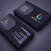 Business Card Layout PSD Template