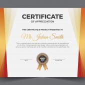 Certificate Vector Template