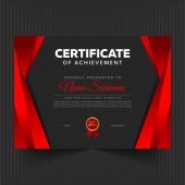 Certificate award template for multipurpose use design