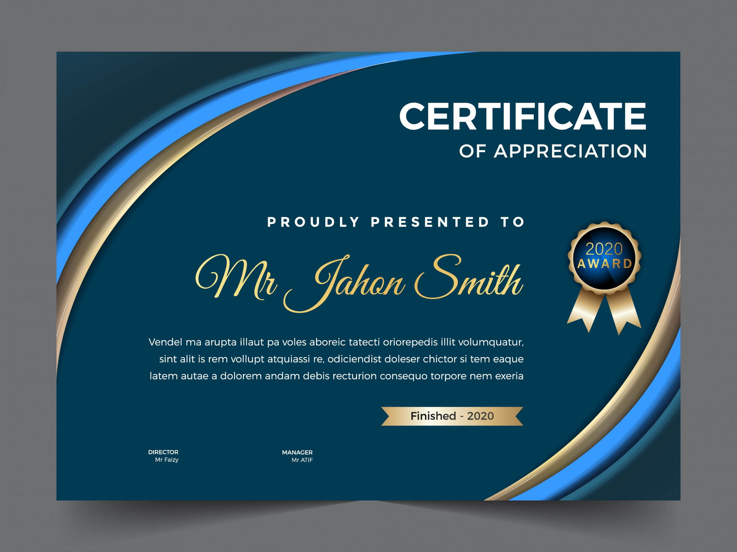 certificate illustration download