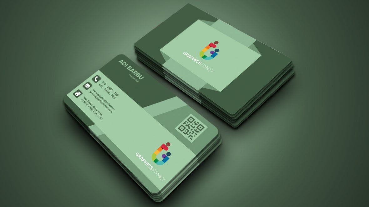 Elegant concept for business card template