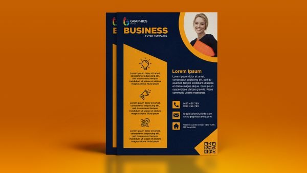 Free Business Flyer Template with Photo – GraphicsFamily