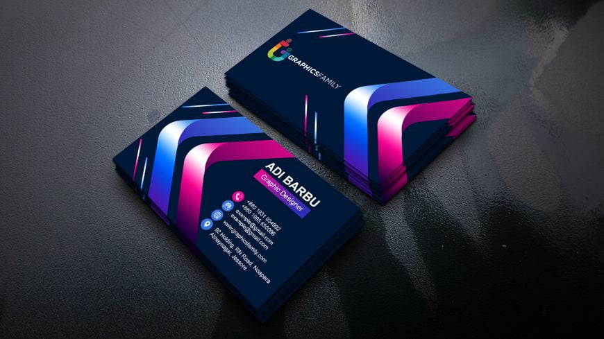 Free Creative Colorful Business Card Design