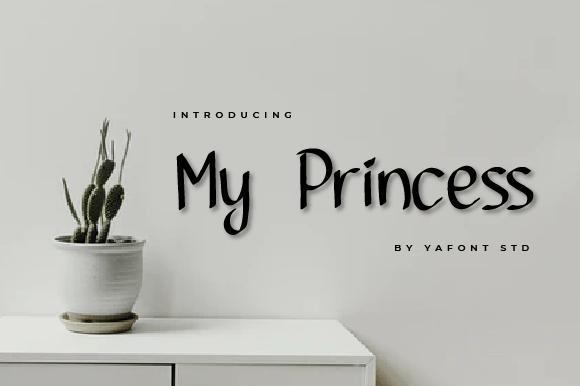 👸 🖉 My Princess Font – GraphicsFamily